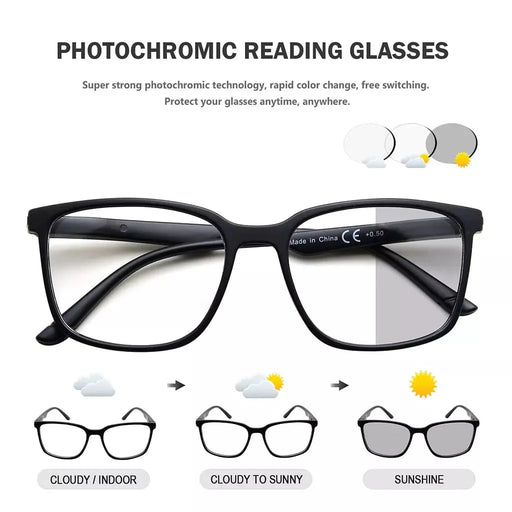 eyekeeper.com Transition Photochromic Reading Glasses BSR151 Eyeglasses White Smoke Black / +0.50,Black / +0.75,Black / +1.00,Black / +1.25,Black / +1.50,Black / +1.75,Black / +2.00,Black / +2.25,Black / +2.50,Black / +3.00,Black / +3.50,Tortoise / +0.50,Tortoise / +0.75,Tortoise / +1.00,Tortoise / +1.25,Tortoise / +1.50,Tortoise / +1.75