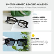 eyekeeper.com Thicker Frame Transition Photochromic Reading Glasses BS9106 Eyeglasses Dark Slate Gray Black / +0.50,Black / +0.75,Black / +1.00,Black / +1.25,Black / +1.50,Black / +1.75,Black / +2.00,Black / +2.25,Black / +2.50,Black / +3.00,Black / +3.50,Tortoise / +0.50,Tortoise / +0.75,Tortoise / +1.00,Tortoise / +1.25,Tortoise / +1.50,Tortoise / +1.75