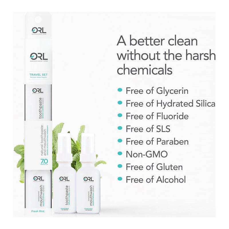 ORL Fresh Mint Travel Collection White Smoke