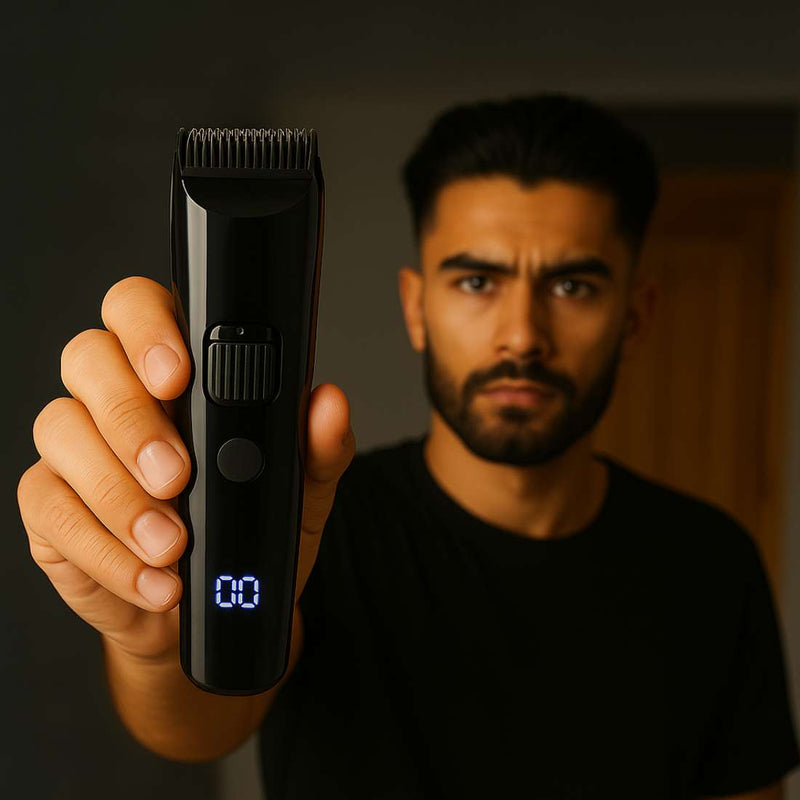Shave Essentials TrimMaster Pro Hair Trimmers and Clippers Black