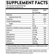 Hallelujah Diet TrioMax Capsules Dehydrated Juice Powder Black
