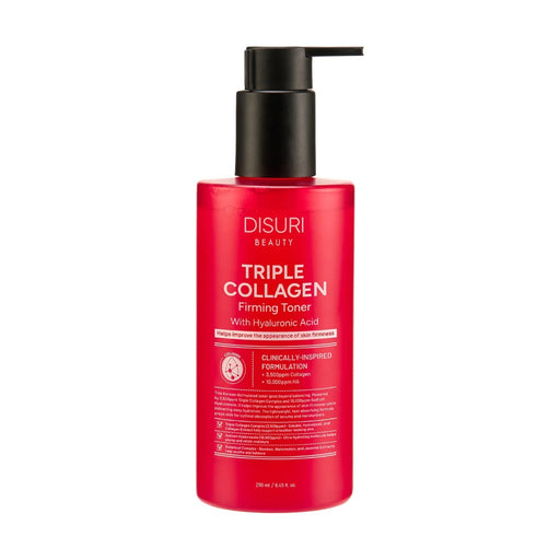 DISURI BEAUTY DISURI Triple Collagen Firming Toner – Hydrating & Firming Toner with 3,500ppm Collagen (8.45 oz) Face Moisturizer White Smoke
