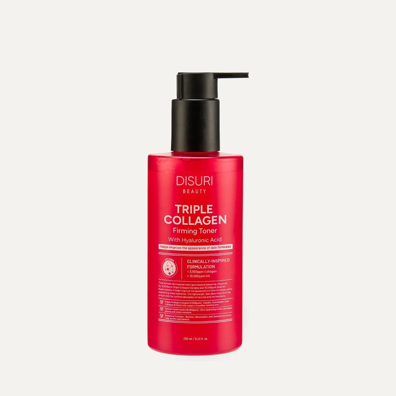 DISURI BEAUTY DISURI Triple Collagen Firming Toner – Hydrating & Firming Toner with 3,500ppm Collagen (8.45 oz) Face Moisturizer Seashell