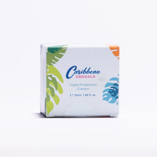 Caribbean Emerald Caribbean Emerald Triple Protection Face Cream 50ml Face Cream Light Gray