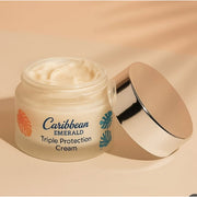 Caribbean Emerald Caribbean Emerald Triple Protection Face Cream 50ml Face Cream Wheat