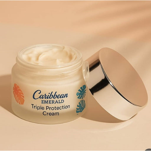 Caribbean Emerald Caribbean Emerald Triple Protection Face Cream 50ml Face Cream Wheat