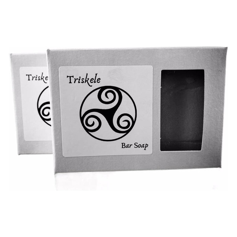 Murphy and McNeil Triskele Bar Soap - by Murphy and McNeil Bath Soap Gray Two Bars (5.0oz x 2)