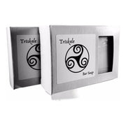 Murphy and McNeil Triskele Bar Soap - by Murphy and McNeil Bath Soap Light Gray One Bar (5.0oz),Two Bars (5.0oz x 2)
