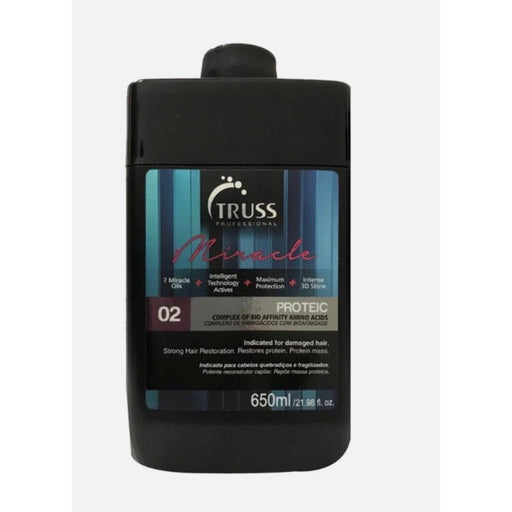 VIP Extensions Truss Professional Miracle Proteic Complex of Bio Affinity Amino Acids 650 ml Hair Treatment Dark Slate Gray