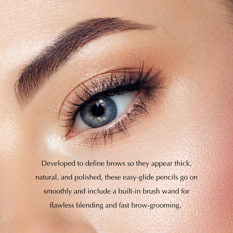 EpiLynx Brow-Defining Eyebrow Pencil – Precision, Blendable & Allergen-Friendly Tan dark brown,dark coffee,dark grey,black