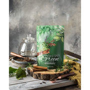 Gardenika Shop Tulsi Spicy Chai Tea, Energy & Focus - Green Tea - Organic & Kosher Loose Leaf Tea Dark Gray