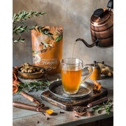 Gardenika Shop Turmeric Ginger Chai Tea, Anti-Inflammatory - Ayurvedic - Organic Loose Leaf Tea Rosy Brown