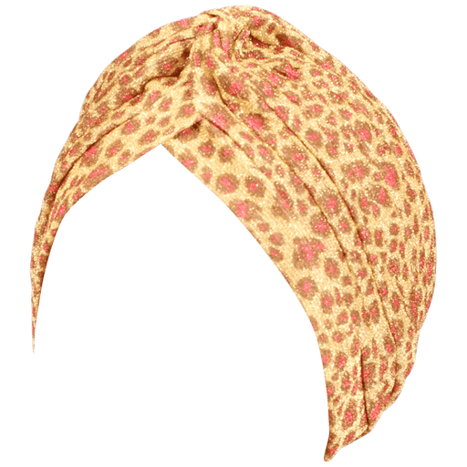 VIP Extensions Turban Hat Hair Accessories Black Gold & Pink Cheetah Print,Gold & Blue Cheetah Print,Silver & Purple Cheetah Print