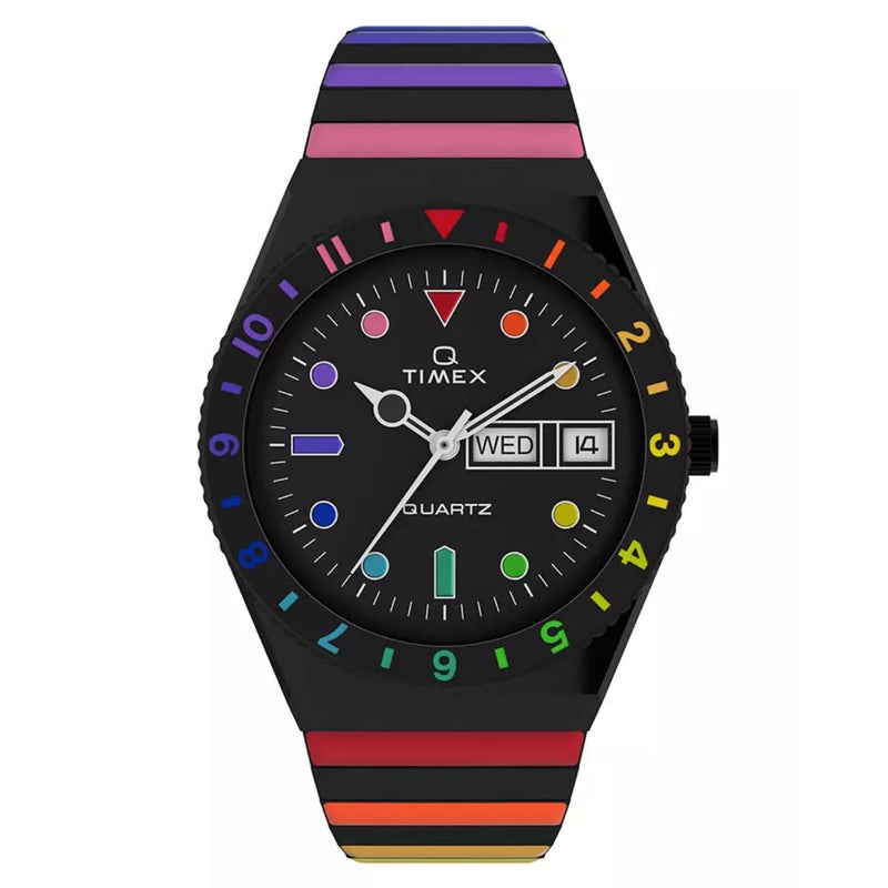 Bids.com Timex Women's Q Timex Rainbow Watches White Smoke Default Title