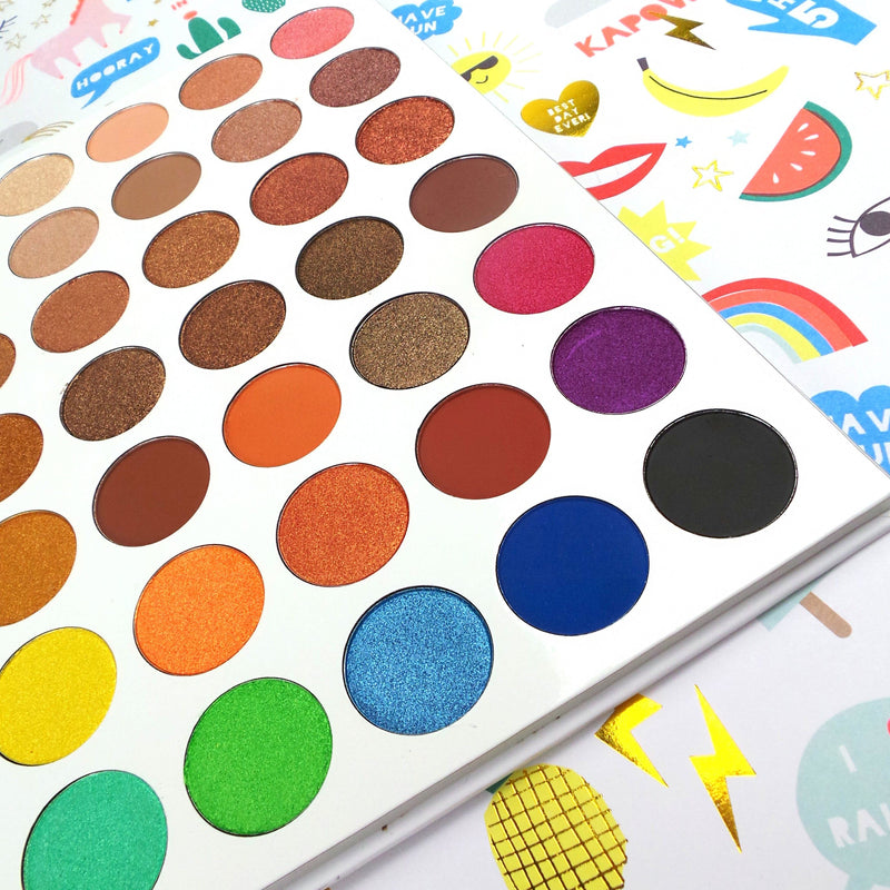 Rude Cosmetics Twinkle In Her Eyeshadows 35 Eyeshadow Palette - Book 1 Eyeshadow Palettes Sea Green Twinkle In Her Eyeshadows