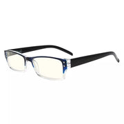 eyekeeper.com Two-tone Color Computer Reading Glasses CG012 Eyeglasses White Smoke Blue Clear / without magnification,Blue Clear / +0.50,Blue Clear / +0.75,Blue Clear / +1.00,Blue Clear / +1.25,Blue Clear / +1.50,Blue Clear / +2.00,Blue Clear / +2.25,Blue Clear / +2.50,Blue Clear / +2.75,Blue Clear / +3.00,Blue Clear / +3.50,Blue Clear
