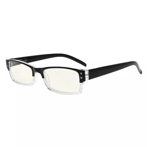 eyekeeper.com Two-tone Color Computer Reading Glasses CG012 Eyeglasses White Smoke Black Clear / without magnification,Black Clear / +0.50,Black Clear / +0.75,Black Clear / +1.00,Black Clear / +1.75,Black Clear / +3.00,Black Clear / +3.50,Blue Clear / without magnification,Blue Clear / +0.50,Blue Clear / +0.75,Blue Clear / +1.00,Blue Cl
