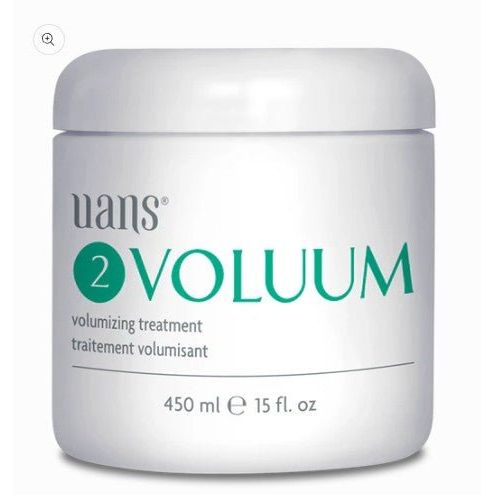 VIP Extensions UANS Voluum Volumizing Treatment, 450 ml / 15 fl oz Hair Mask White Smoke
