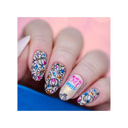 UberChic Beauty I Always Fall For Autumn Stamping Plate Gray
