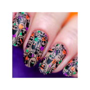 UberChic Beauty Halloween-08 Stamping Plate Rosy Brown