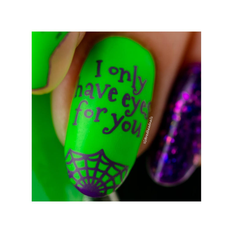 UberChic Beauty Halloween-08 Stamping Plate Rosy Brown
