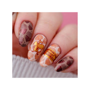 UberChic Beauty I Always Fall For Autumn Stamping Plate Rosy Brown