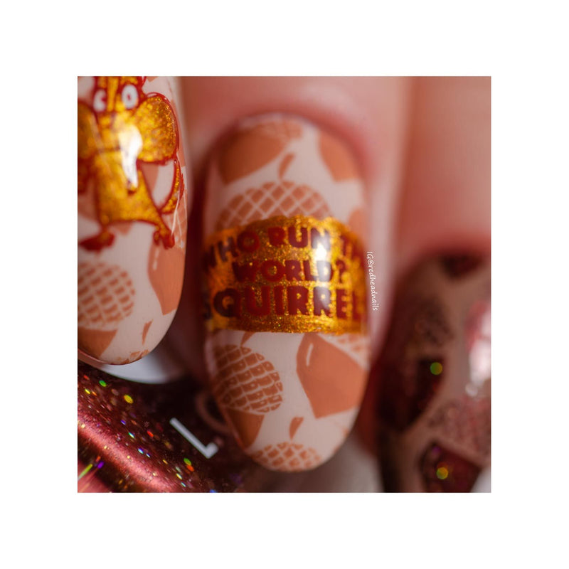UberChic Beauty I Always Fall For Autumn Stamping Plate Sienna