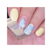 UberChic Beauty Butterflies Stamping Plate Rosy Brown