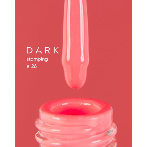 nbmsupply DARK STAMPING POLISH NEON CORRAL №26, 8 ML   Article : S026 Maroon