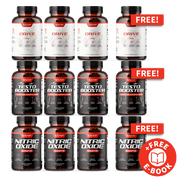 Snap Supplements Ultimate Male Drive Stack + Free E-Book Black