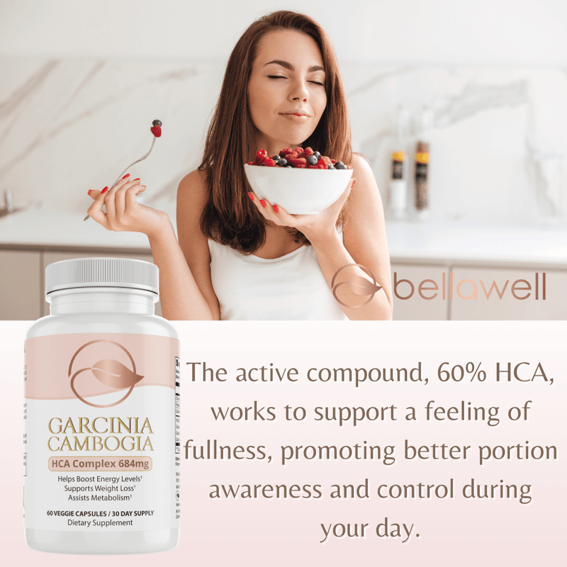 Bellawell Health Ultra Garcinia Complex by Bellawell Capsules Misty Rose