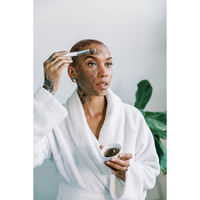 Una Biologicals® French Green Clay Firming Herbal Mask | Face Care | Una Biologicals Skin Care Clay Mask Light Gray