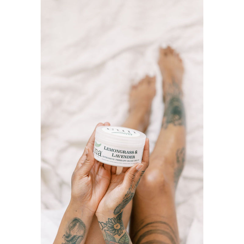Una Biologicals® Lemongrass Lavender Intensive Hand Cream | Natural Body Lotion | Una Biologicals Hand Cream Light Gray 2 oz
