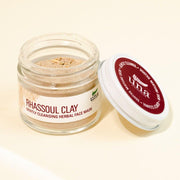 Una Biologicals® Rhassoul Gentle Cleanse Herbal Face Mask | Face Care | Una Biologicals Skin Care Clay Mask Beige