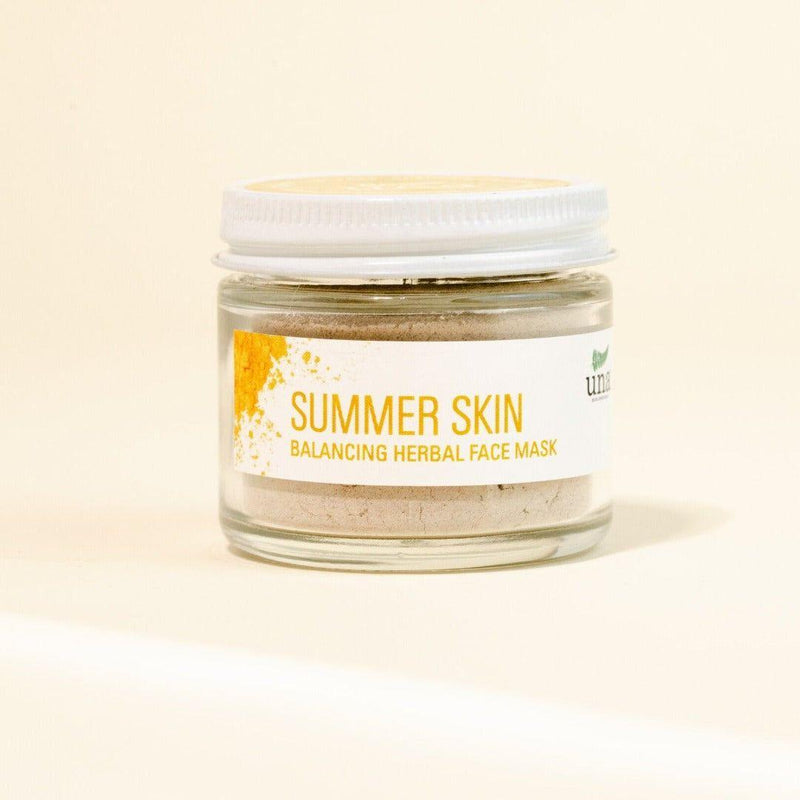 Una Biologicals® Summer Skin Balancing Herbal Face Mask | Face Care | Una Biologicals Skin Care Clay Mask Beige