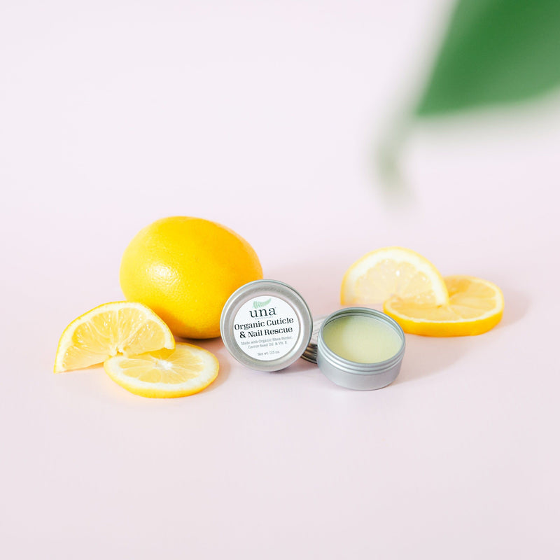 Una Biologicals® All Natural Cuticle + Nail Rescue | Nail Care | Una Biologicals Salve Misty Rose