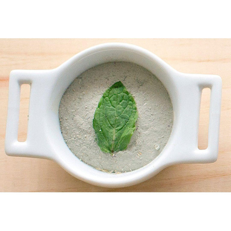 Una Biologicals® French Green Clay Firming Herbal Mask | Face Care | Una Biologicals Skin Care Clay Mask Light Gray