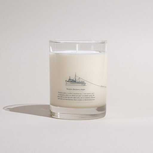 Shore Soap Co. Daydream Candle Tumbler Candles Light Gray 9 ounce,2 ounce