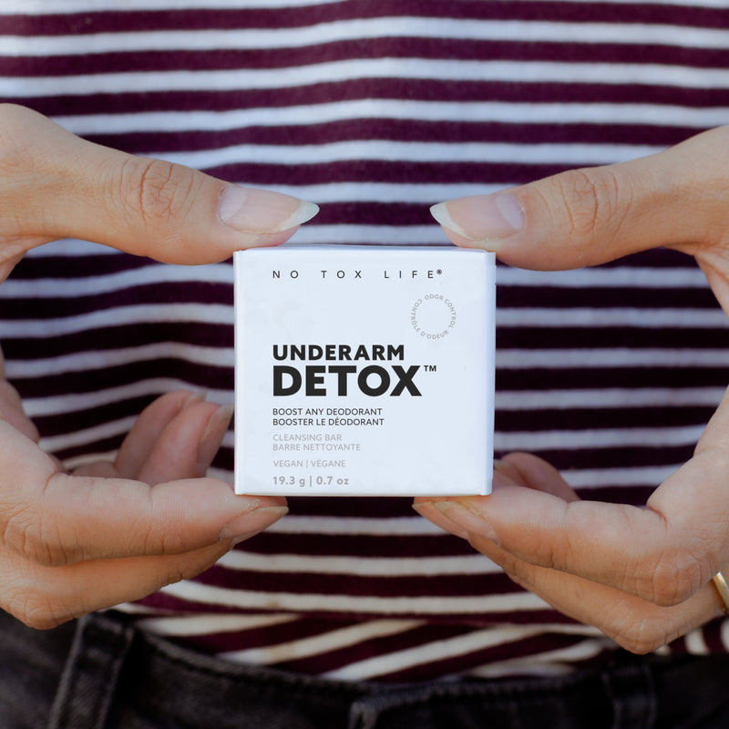 No Tox Life Underarm Detox Bar (petite) - No Tox Life® Body Bars Black