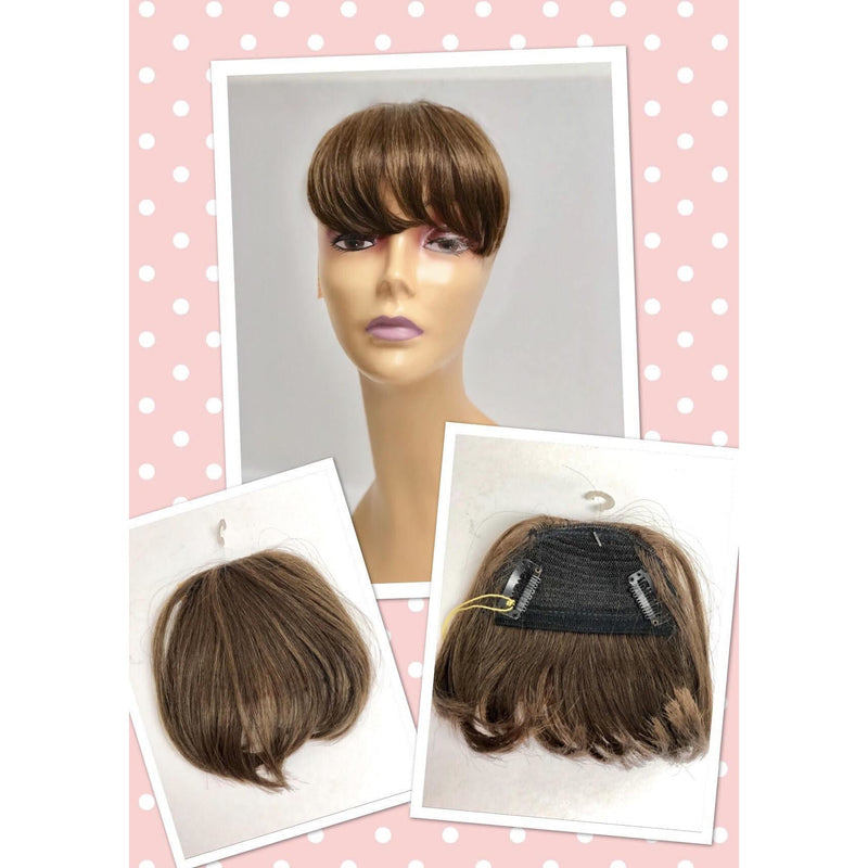 VIP Extensions Unique 100% Human Hair Bang Piece Hair Extension Misty Rose 1,1B,2,4,L27,L30,L33,L6,M99J,S613