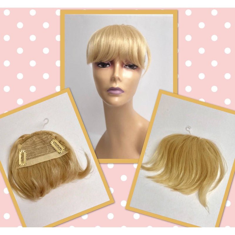 VIP Extensions Unique 100% Human Hair Bang Piece Hair Extension Misty Rose S613