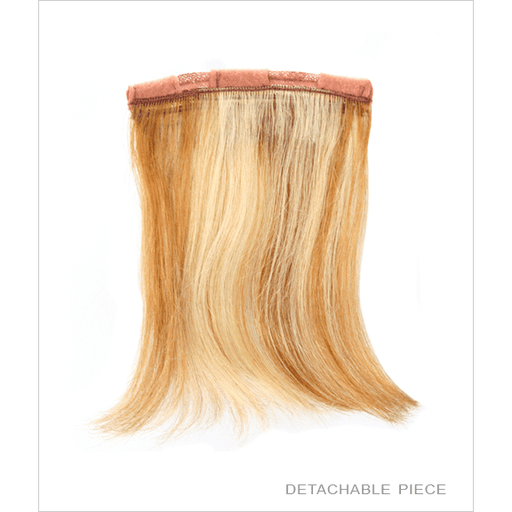 VIP Extensions Unique 100% Human Hair Detachable Wig / Style "HDI" Wig White Smoke P1B/350,P1B/BURGUNDY