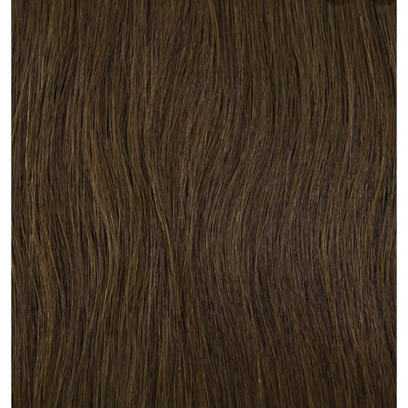 VIP Extensions Unique Hair Silky Straight Weave 8 inch Hair Extension Dark Slate Gray L6 - Chestnut Blonde
