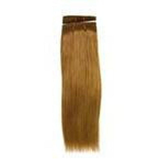 VIP Extensions Unique Hair Silky Straight Weave 8 inch Hair Extension Saddle Brown L6 - Chestnut Blonde,N60,T1B/144,T1B/33,T4270,130,1 Jet Black,1B,2,4,33,T1B/RED