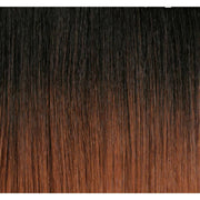 VIP Extensions Unique Hair Silky Straight Weave 8 inch Hair Extension Black T1B/33