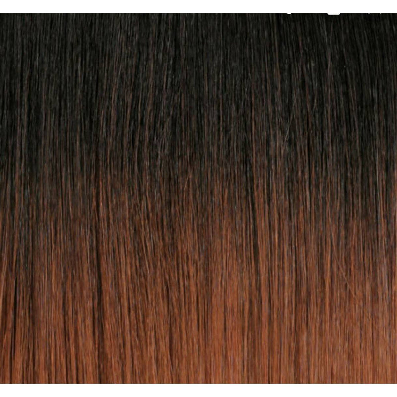 VIP Extensions Unique Hair Silky Straight Weave 8 inch Hair Extension Black T1B/33