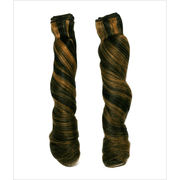 VIP Extensions Unique Human Hair Silky Yaki Body Twist 14 Inch Hair Extension White Smoke 1B,2,4,M99J,P1B/27,P1B/30,P1B/33,P1B/350,P1B/Burgundy,P27/613