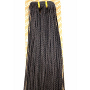 VIP Extensions Unique Micro Braid 14" T1B Burgundy / 100% Human Hair Hair Extension Dark Slate Gray 14"