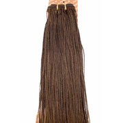 VIP Extensions Unique Micro Braid 14" T1B Burgundy / 100% Human Hair Hair Extension White Smoke 14"