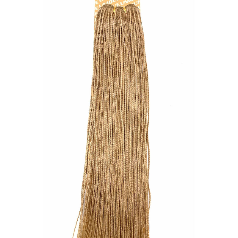 VIP Extensions Unique Micro Braid 14" T1B Burgundy / 100% Human Hair Hair Extension White Smoke 14"